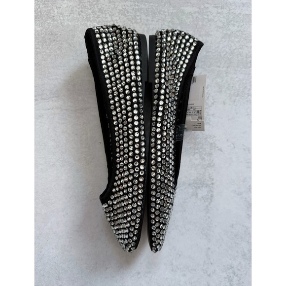 Mango Rhinestone Ballerina Flats - Picture 3 of 7